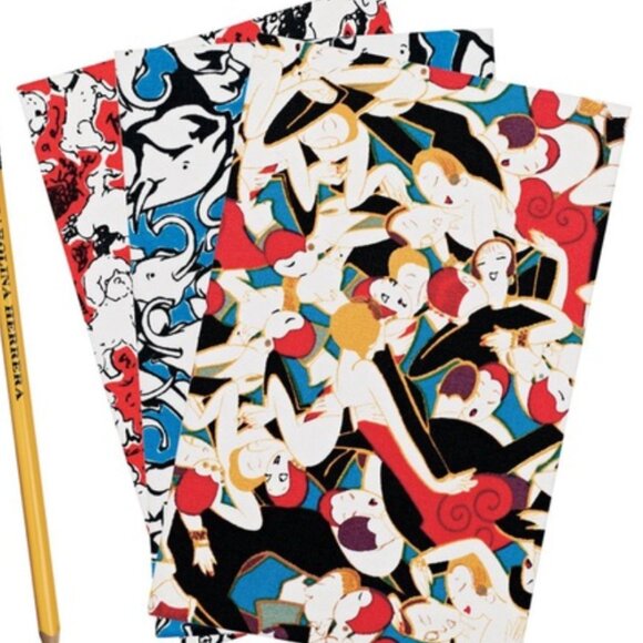 Carolina Herrera Journal Set of 3 Neiman Marcus Notebook Paper Pads Stationary - Picture 4 of 12